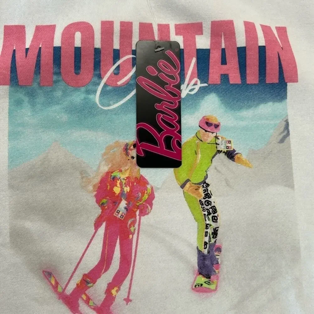 Barbie Sweatshirt Junior Girl Size M NWT